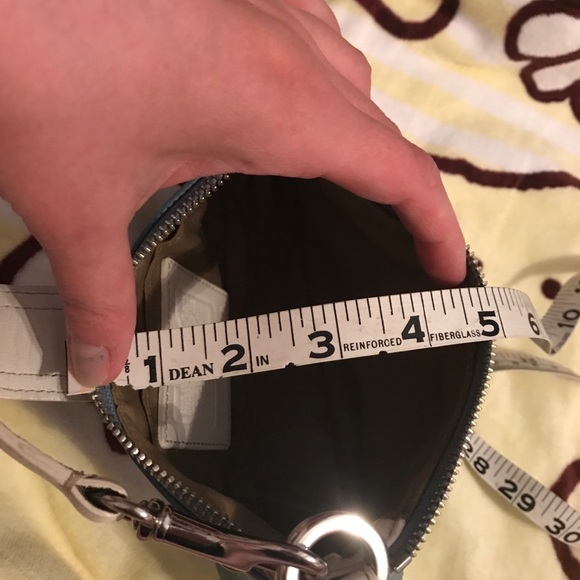 Small Blue Coach Shoulder Bag - Picture 8 of 8